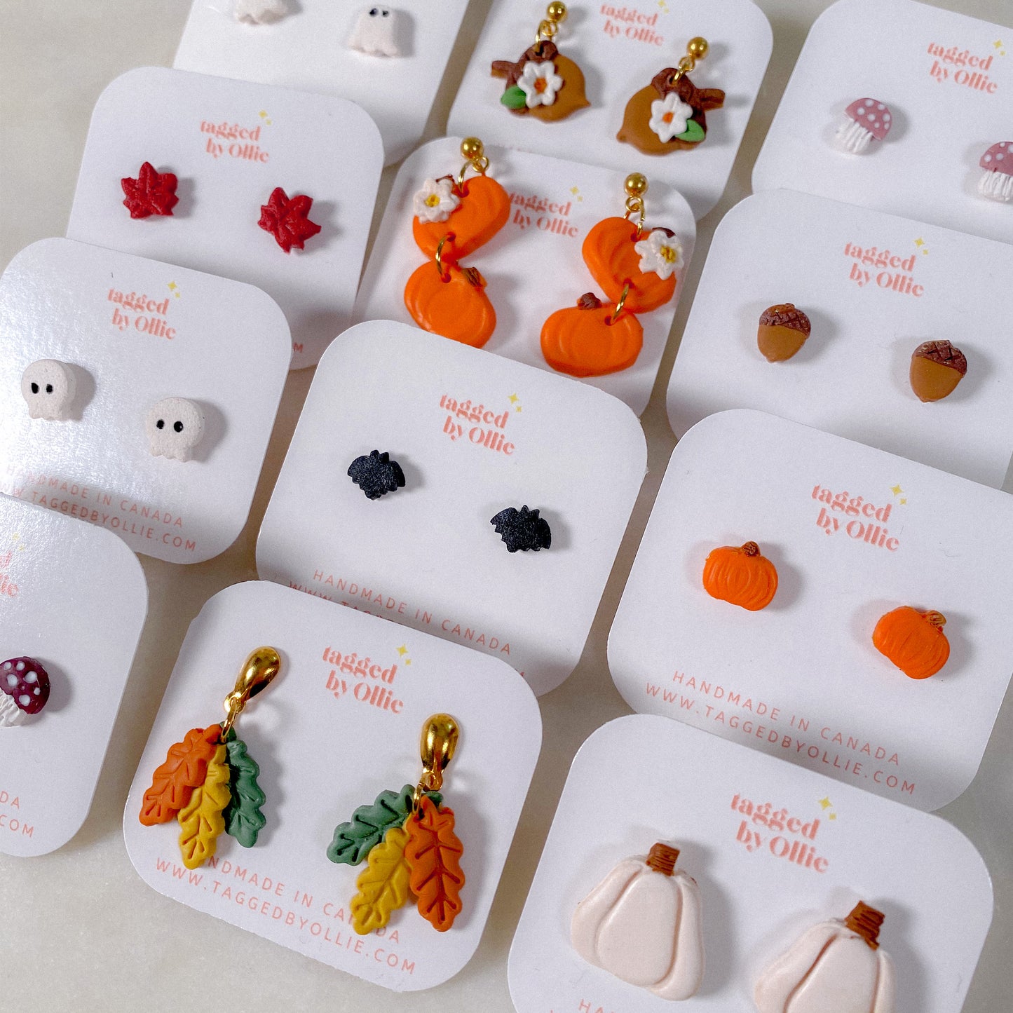Mini Ghost Studs