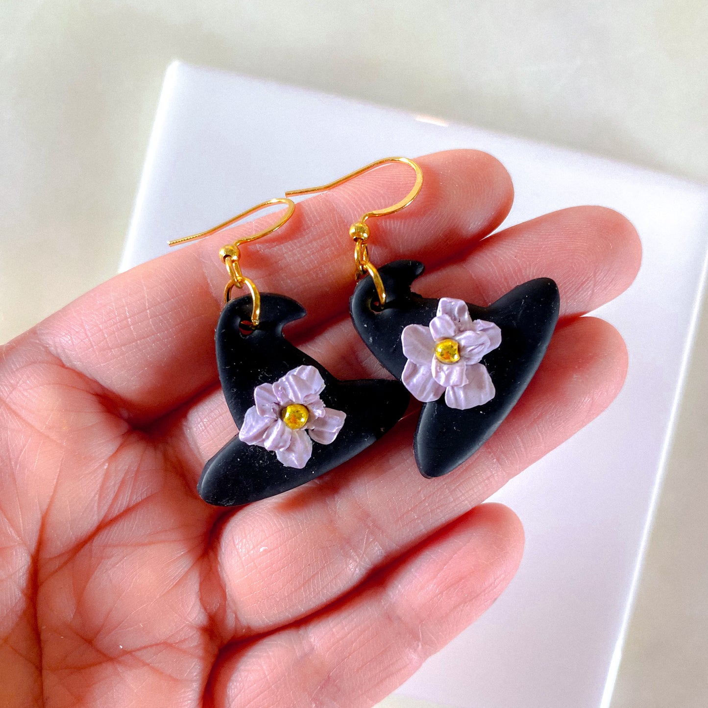 Floral Witch Hat Dangles