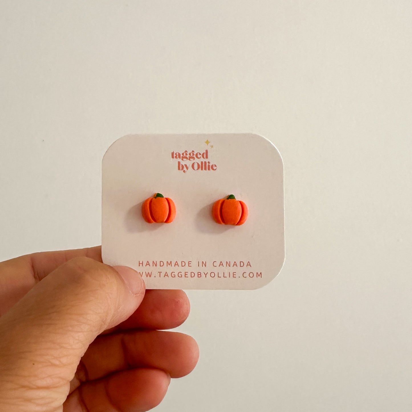 Mini Pumpkin Studs