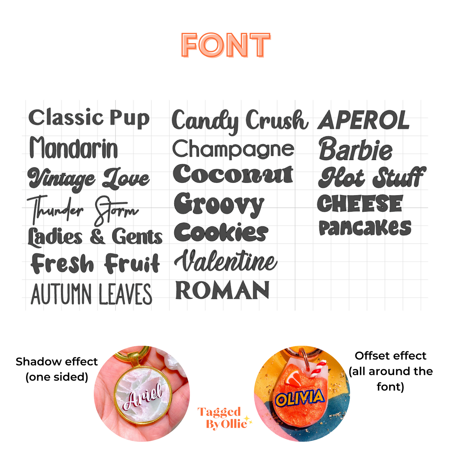 Lollipop Marble Tags (Multiple Colours)