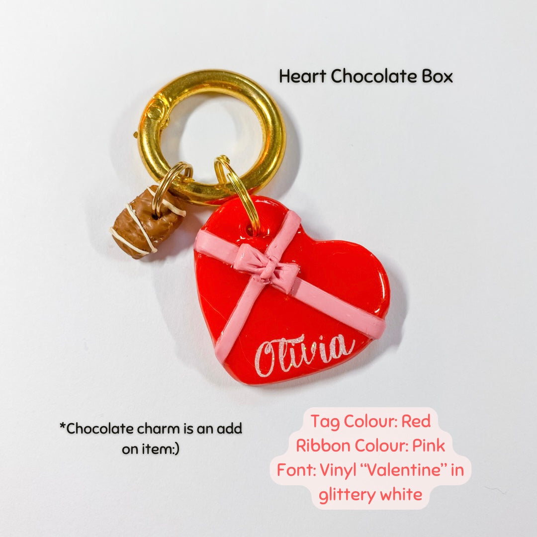 Heart Chocolate Box Tag