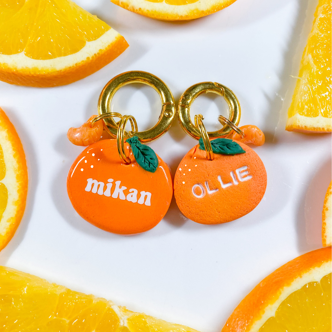 Mandarin Orange Tag (Charm Is Optional)