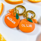 Mandarin Orange Tag (Charm Is Optional)