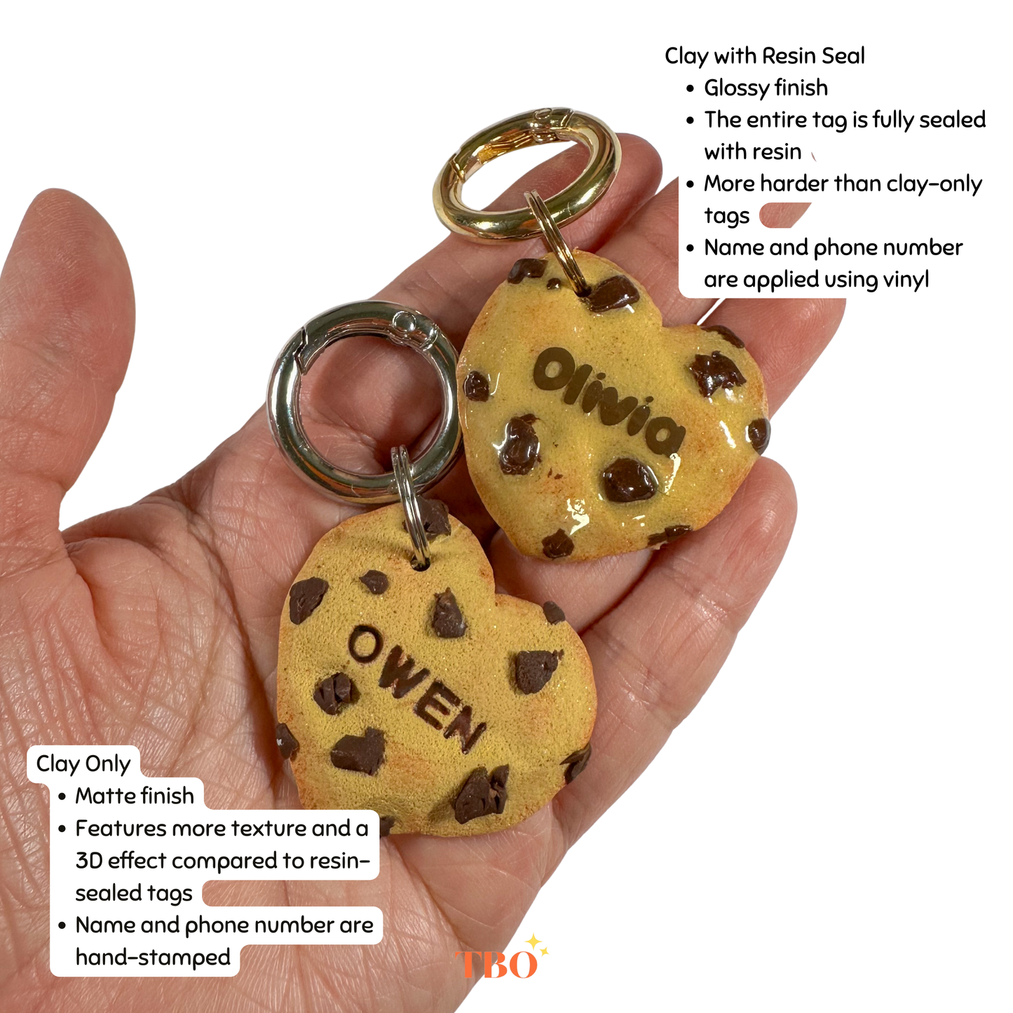 Choco Chip Cookie Tag