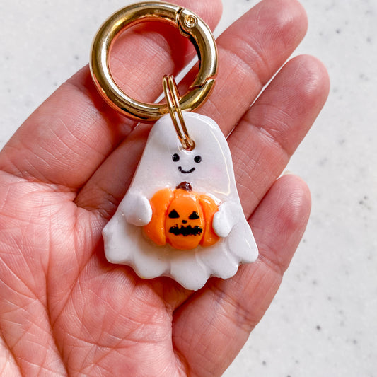 Cute Ghost Tag (Pumpkin Is Optional)