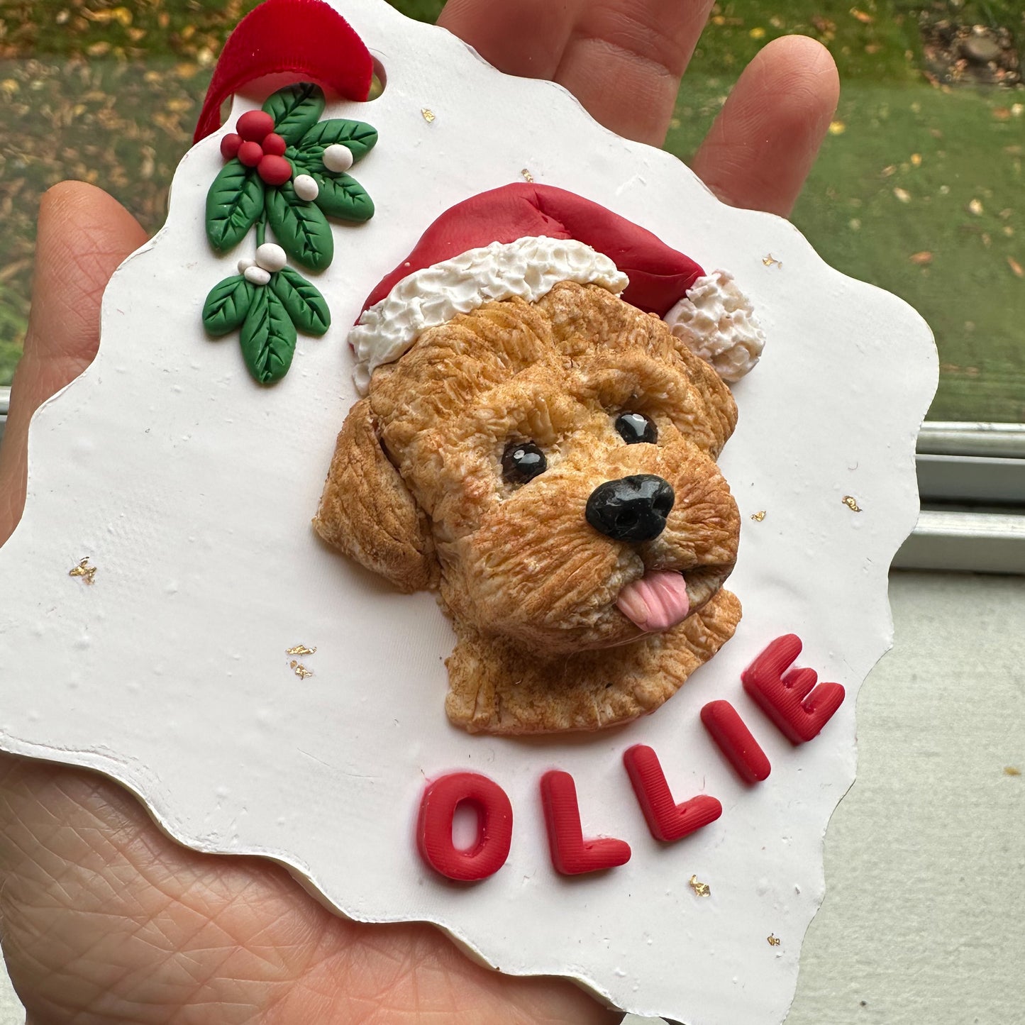 Custom Pet Portrait Ornament 2026