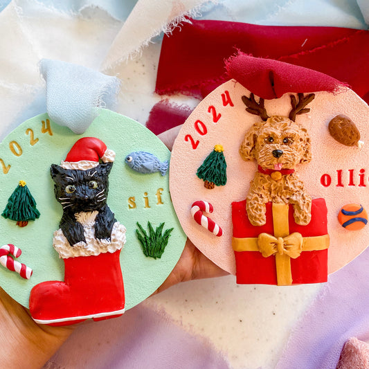 Custom Pet Portrait Ornament