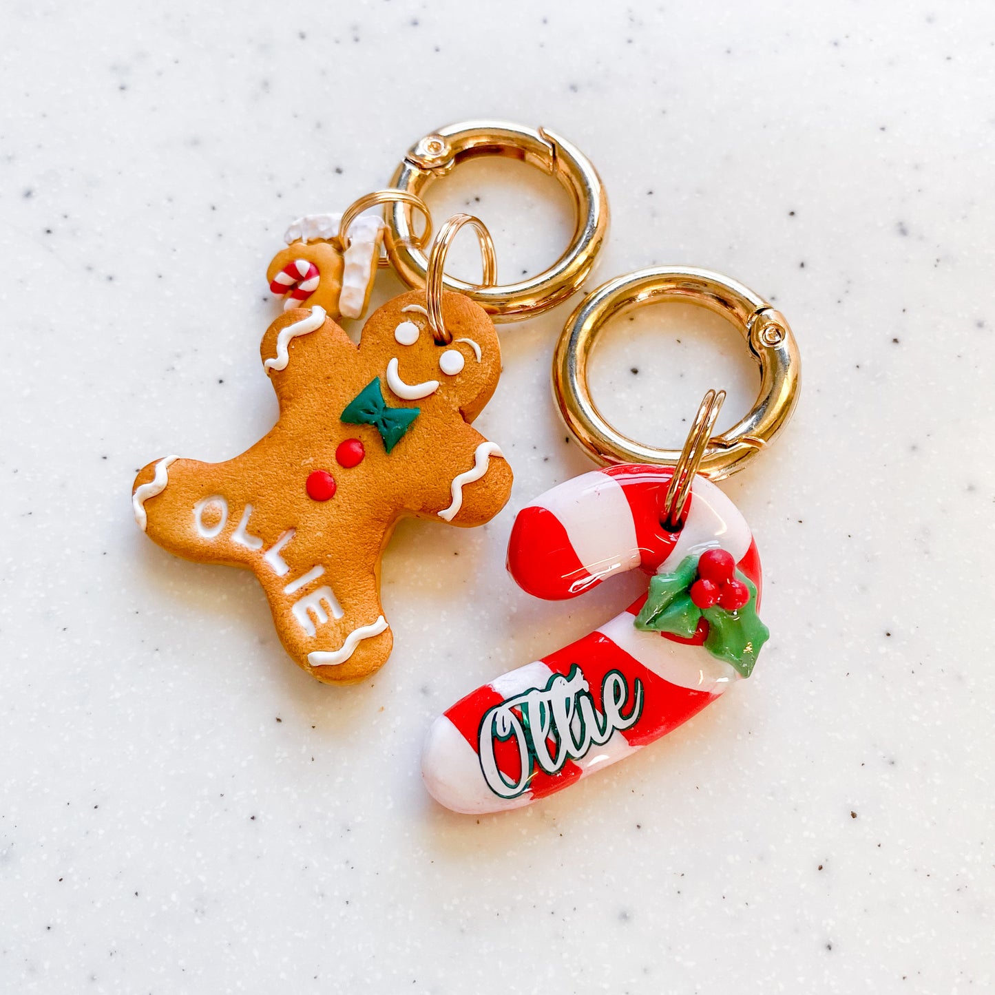 Gingerbread Man Tag With Gingerbread House Charm