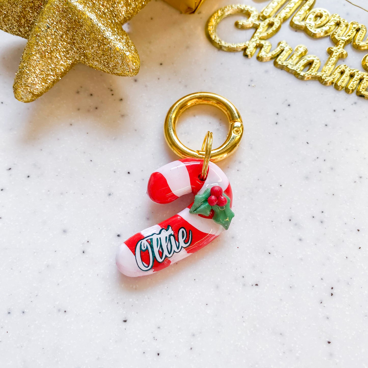 Candy Cane Tag