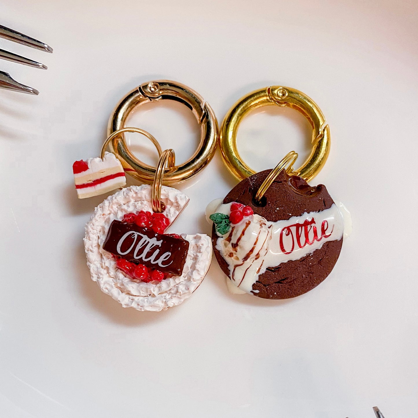 Strawberry Shortcake Tag With A Slice Charm