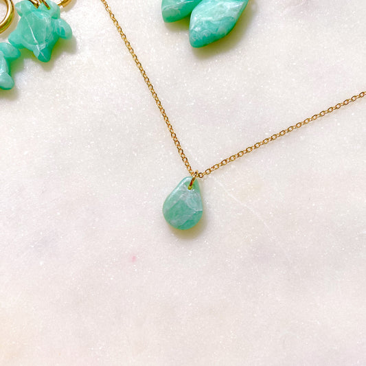 Drop Necklace in Turquoise