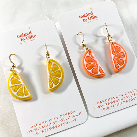 Lemon/Orange Slice Hook Dangle