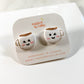 Smily Coffee Cup Stud