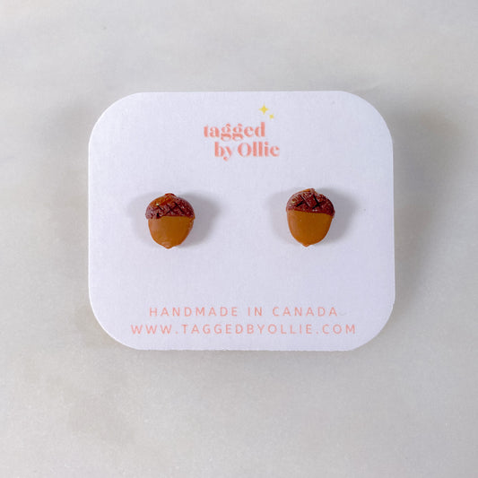 Mini Acorn Studs