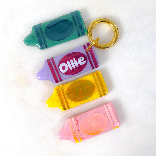 Crayon Tags (Multiple Colours)