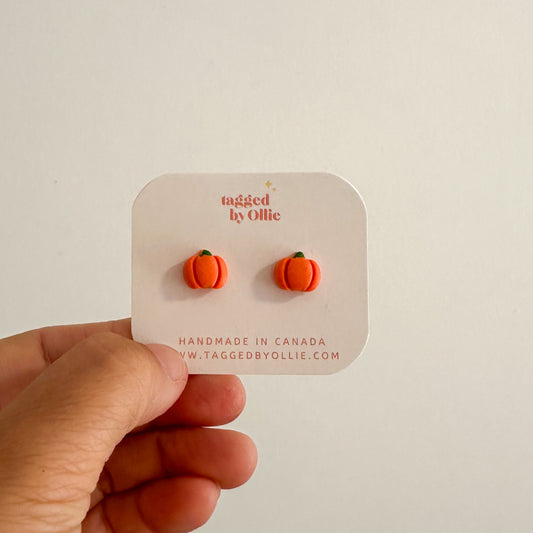 Mini Pumpkin Studs