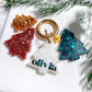Pine Tree Tag With Clay Star Charm