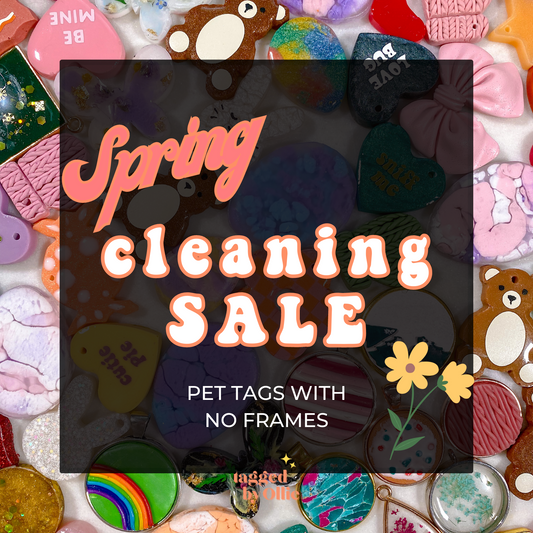 Discounted Pet Tags (NO FRAME TAGS)