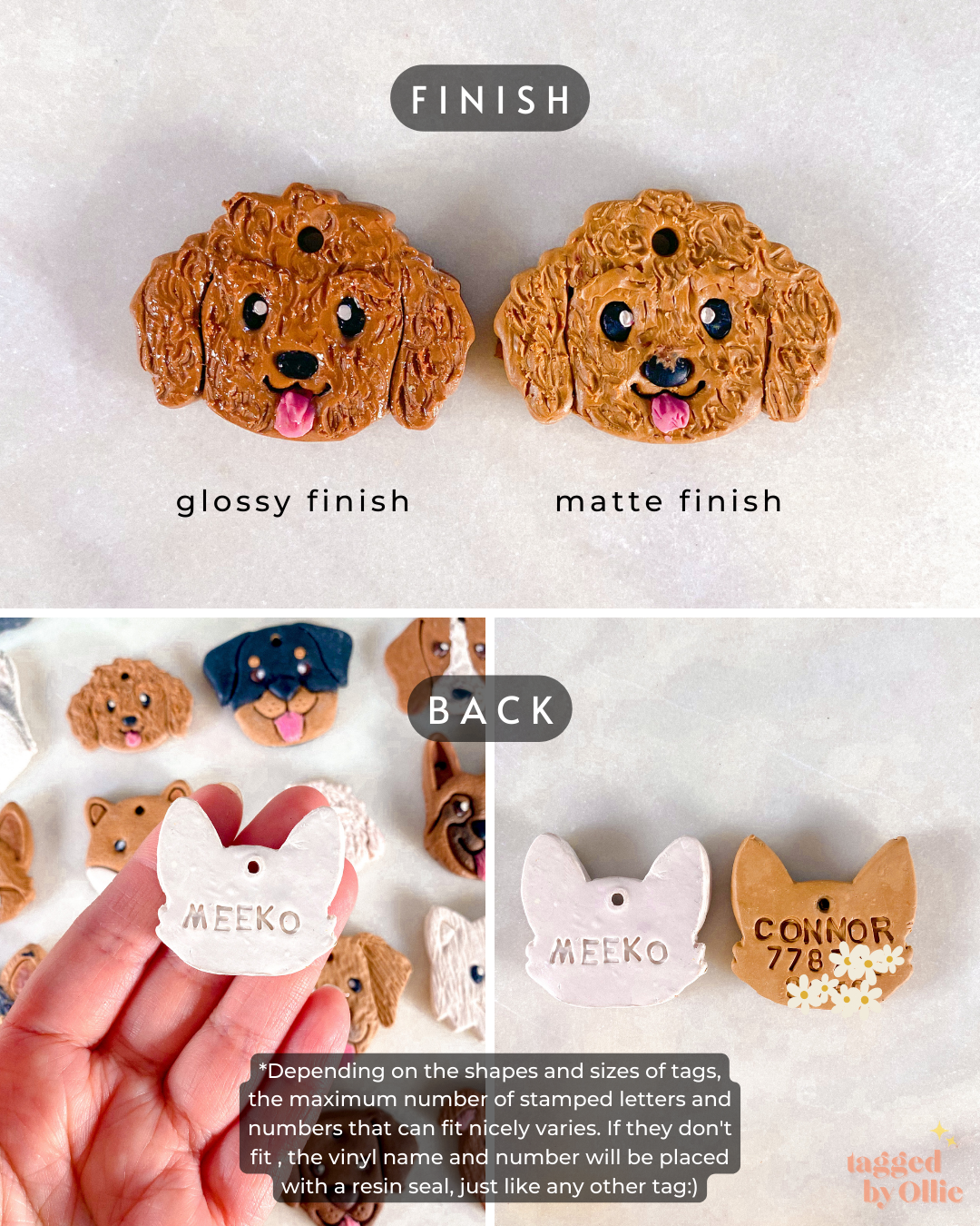 Custom Pet Portrait Tag