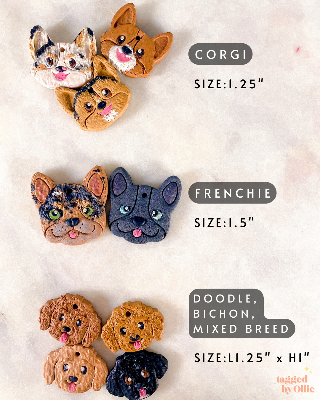 Custom Pet Portrait Tag