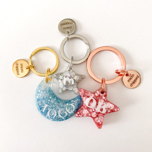 Microchipped Engraved Charm 12mm